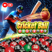 Cricket Ball Roulette on 1xbe casino